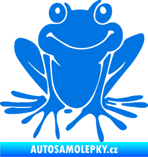 Samolepka Žába 008 pravá modrá oceán