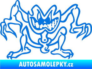 Samolepka Žabák levá modrá oceán
