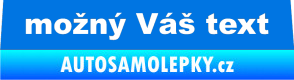 Samolepka Zetor - přední modrá oceán