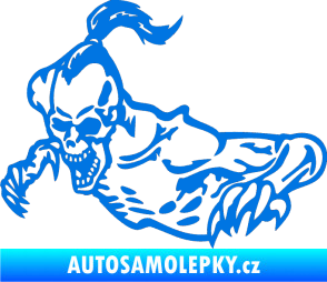 Samolepka Zombík levá modrá oceán