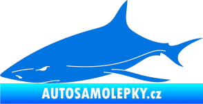 Samolepka Žralok 008 levá modrá oceán