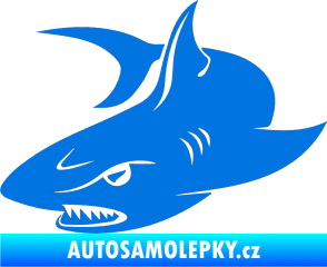 Samolepka Žralok 012 levá modrá oceán