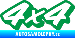 Samolepka 4x4 varianta 009 zelená
