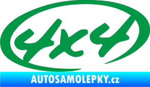 Samolepka 4x4 varianta 011 zelená