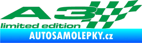 Samolepka A3 limited edition pravá zelená