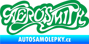 Samolepka Aerosmith 003 zelená