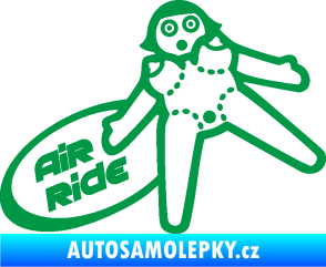 Samolepka Air ride jízda zelená