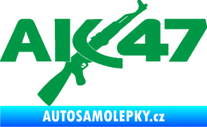 Samolepka AK 47 zelená
