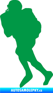 Samolepka Americký fotbal 002 levá zelená