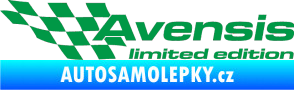Samolepka Avensis limited edition levá zelená
