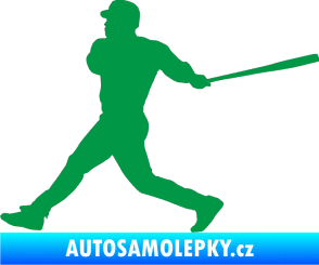 Samolepka Baseball 002 levá zelená
