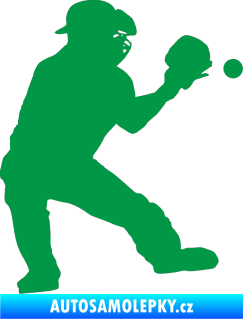 Samolepka Baseball 007 pravá zelená