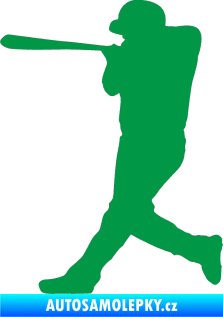 Samolepka Baseball 009 levá zelená