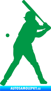 Samolepka Baseball 013 levá zelená