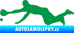Samolepka Baseball 015 levá zelená
