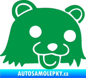 Samolepka Bear pravá zelená