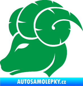 Samolepka Beran zvěrokruh 002 levá zelená