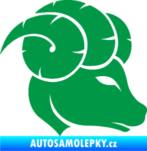 Samolepka Beran zvěrokruh 002 pravá zelená