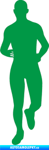 Samolepka Běžec 002 levá zelená