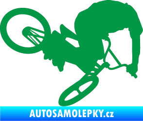 Samolepka Biker 001 pravá zelená