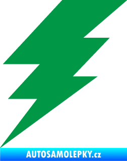 Samolepka Blesk 001 elektřina zelená