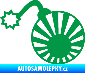 Samolepka Bomba 006 JDM levá zelená