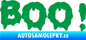 Samolepka Boo! zelená