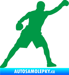 Samolepka Boxer 002 pravá zelená