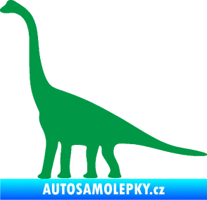 Samolepka Brachiosaurus 001 levá zelená