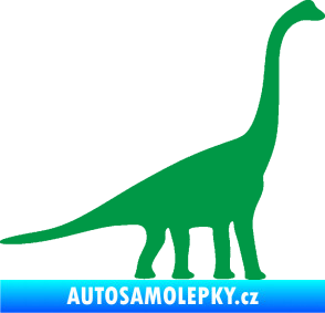 Samolepka Brachiosaurus 001 pravá zelená