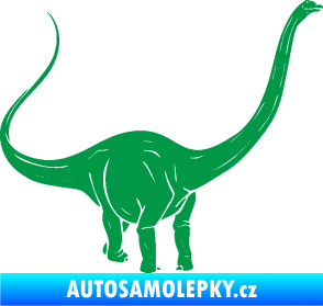 Samolepka Brachiosaurus 002 pravá zelená