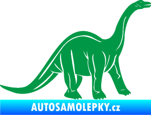 Samolepka Brachiosaurus 003 pravá zelená