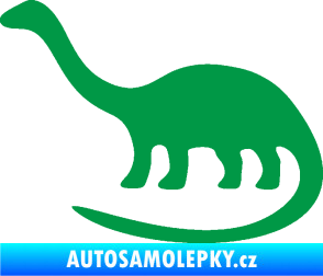 Samolepka Brontosaurus 001 levá zelená