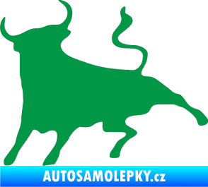 Samolepka Býk 002 levá zelená