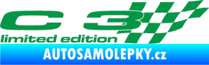 Samolepka C3 limited edition pravá zelená