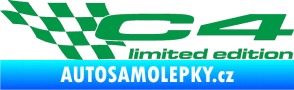 Samolepka C4 limited edition levá zelená