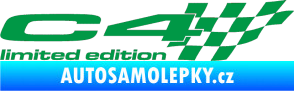 Samolepka C4 limited edition pravá zelená
