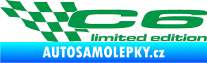 Samolepka C6 limited edition levá zelená