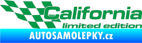 Samolepka California limited edition levá zelená