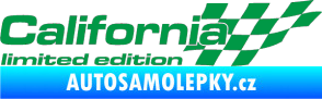Samolepka California limited edition pravá zelená