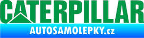 Samolepka Caterpillar - jedna barva zelená
