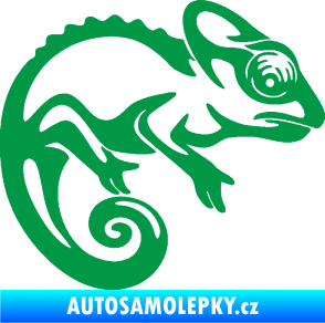 Samolepka Chameleon 002 pravá zelená