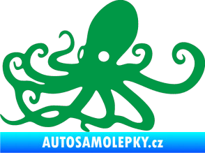 Samolepka Chobotnice 001 levá zelená
