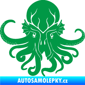 Samolepka Chobotnice 002 levá zelená