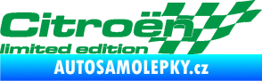 Samolepka Citroen limited edition pravá zelená