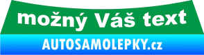 Samolepka Citroen Xm - combi - přední zelená
