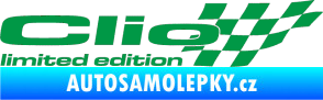 Samolepka Clio limited edition pravá zelená
