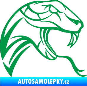 Samolepka Cobra 002 pravá zelená