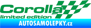 Samolepka Corolla limited edition pravá zelená