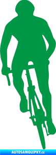 Samolepka Cyklista 006 levá zelená